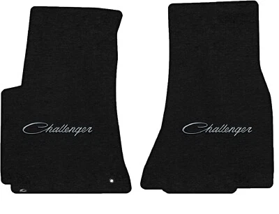 Lloyd Mats Velourtex Dodge Challenger Script Logo Front Floor Mats (2008-2010) Foto 1 de 4