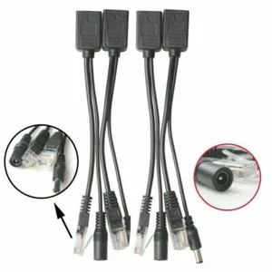 Power Over Ethernet Passive POE RJ45 Injector Splitter Adapter Cable Kit 1 Pair - Picture 1 of 8