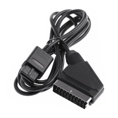SCART Cable Cord Wire Gaming Accessories for N64 SNES - Image 1 of 4