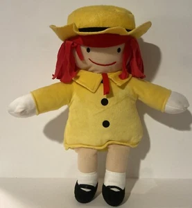 Kohls Cares Madeline Peluche Amarillo Abrigo Fieltro Sombrero Pelo Rojo Muñeca de Peluche Juguete 13" - Imagen 1 de 16