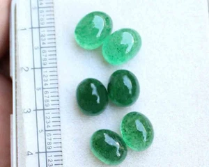 19.70 Ct 100% Natural Green Aventurine Polished oval cabochon gemstone Brazil - Picture 1 of 3