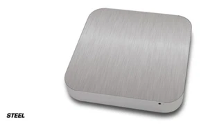 Skin Decal Wrap for Apple Mac Mini Desktop Computer Graphic Protector STEEL - Picture 1 of 1