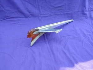 1950? PONTIAC Chieftain INDIAN JET AIRPLANE HOOD ORNAMENT GM Part 513872 - Picture 1 of 22