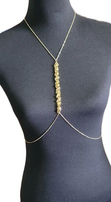 Gold Coinss  Body Chain - Gold - 22-47 inches - Image 1 of 2