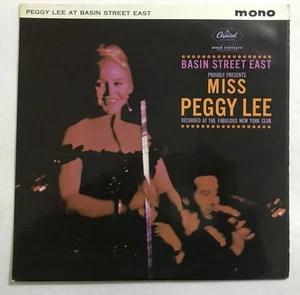 PEGGY LEE - Basin Street East Proudly Presents Miss Peggy Lee .. 1961 Uk Lp - Picture 1 of 4