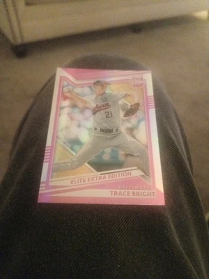 2022 Panini Elite Extra Edition - Trace Bright #137 Pink (RC) - Image 1 of 2