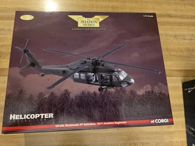 Corgi escala 1:72 UH-60L BLACKHAWK 5º Batallón, 101º Regimiento de Aviación Nuevo en Caja Foto 1 de 4