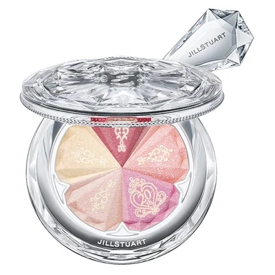 Jill Stuart 20th Anniversary Bloom Mix Blush Compact 32 with a bouquet (2025 LE) - Image 1 of 4