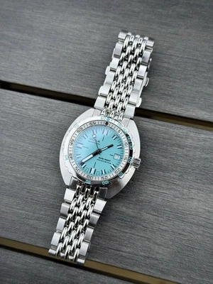 DOXA SUB 300T Aquamarine Blue Dial, Automatic 43mm Dive Watch - Full Kit - Image 1 of 4