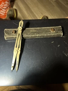 Dietzgen Vintage Proportionalteiler für maßstabsgetreue Zeichnungen mit schwarzem Koffer - Bild 1 von 5