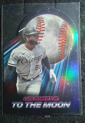 2024 Topps Big League To The Moon Die Cuts Card TM-39 LUIS ROBERT JR. WHITE SOX - Image 1 of 2