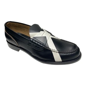 SCARPE MOCASSINO UOMO COLLEGE ANTICK 23I CML13801 PELLE NERO ORIGINALE AI - Bild 1 von 6