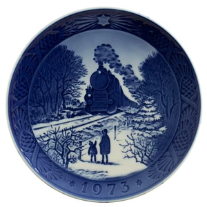 ROYAL COPENHAGEN PIATTO DI NATALE 1973 PORCELLANA COPENAGHEN ORIGINALE PRIMA SCE - Imagen 1 de 4