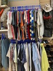 MENS Wholesale 8kg Big Bundle Mixed Label Clothing Jeans Shorts Trousers T Shirt
