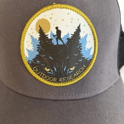 Gorra Outdoor Research Wolf Gris/Negro SnapBack Senderismo Naturaleza Sombrero Clásico Foto 1 de 4
