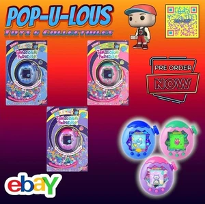 🔥PRE-SALE🔥Bandai Tamagotchi Paradise Set of 3 Pink Land Blue Water Purple Sky - Picture 1 of 8