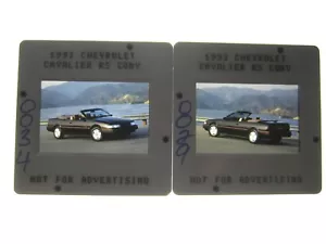 CHEVROLET CAVALIER RS PRESS SLIDES - 1993 - Picture 1 of 3