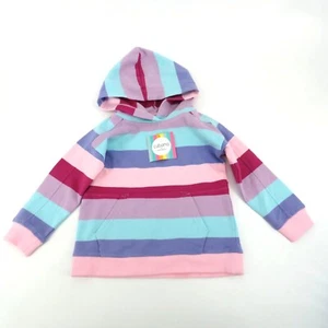 Sudadera con capucha de felpa francesa a rayas Cabana by Crown & Ivy para niñas pequeñas 3T nueva con etiquetas $32 - Imagen 1 de 3