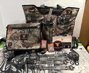 Twisted Iron Boot Bandolier Pro X2 Baum Sattel Pack Ratte mit Riemen und Haken Neu - Bild 1 von 23