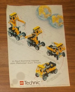 Robot LEGO Technic 8852 publicidad rara | Truck 1987 - Imagen 1 de 1