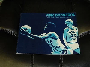 1975 1976 UTAH STATE COLLEGE BASKETBALL MEDIA GUIDE EX PLUS - Picture 1 of 1