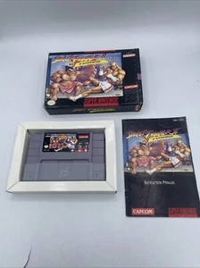 Super Nintendo Street Fighter II 2 Turbo Game SNES With Box & Manual Tested - Picture 1 of 13