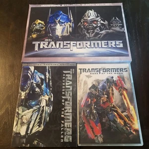 Transformers 1, 2 & 3 Set With Bonus "Beginnings" DVD Bundle, Great Condition - Picture 1 of 8