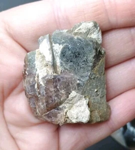 Large Axinite Rough Specimen Natural Unpolished Crystal Green/Brown/Yellow (B) - Picture 1 of 8