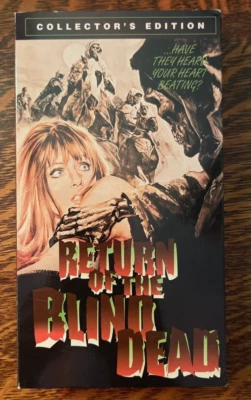 VHS TAPE~ RETURN IN THE BLIND DEAD~ 1997~ COLLECTORS EDITION - Image 1 of 4