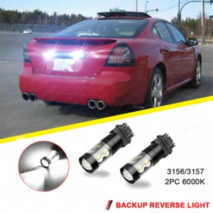 LED Backup Reverse Light Bulbs Kit 2pc 6000K For Pontiac Grand Prix 1989 - 2008 - Bild 1 von 11