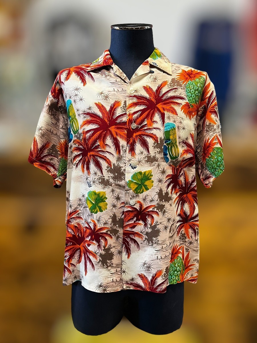 Sportswear/Beach Hawaiian 1950s Vintage Casual Shirts for Men for 