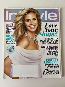 HEIDI KLUM * LOVE YOUR SHAPE * ANTI-AGING SECRETS February 2010 INSTYLE MAGAZINE - Imagen 1 de 15