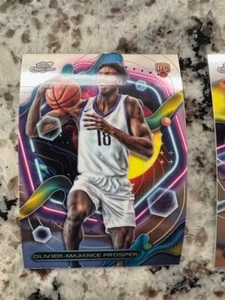 2023-24 TOPPS CHROME COSMIC ROOKIE CARD MAVERICKS OLIVER-MAXENCE PROSPER #171 - Picture 1 of 1