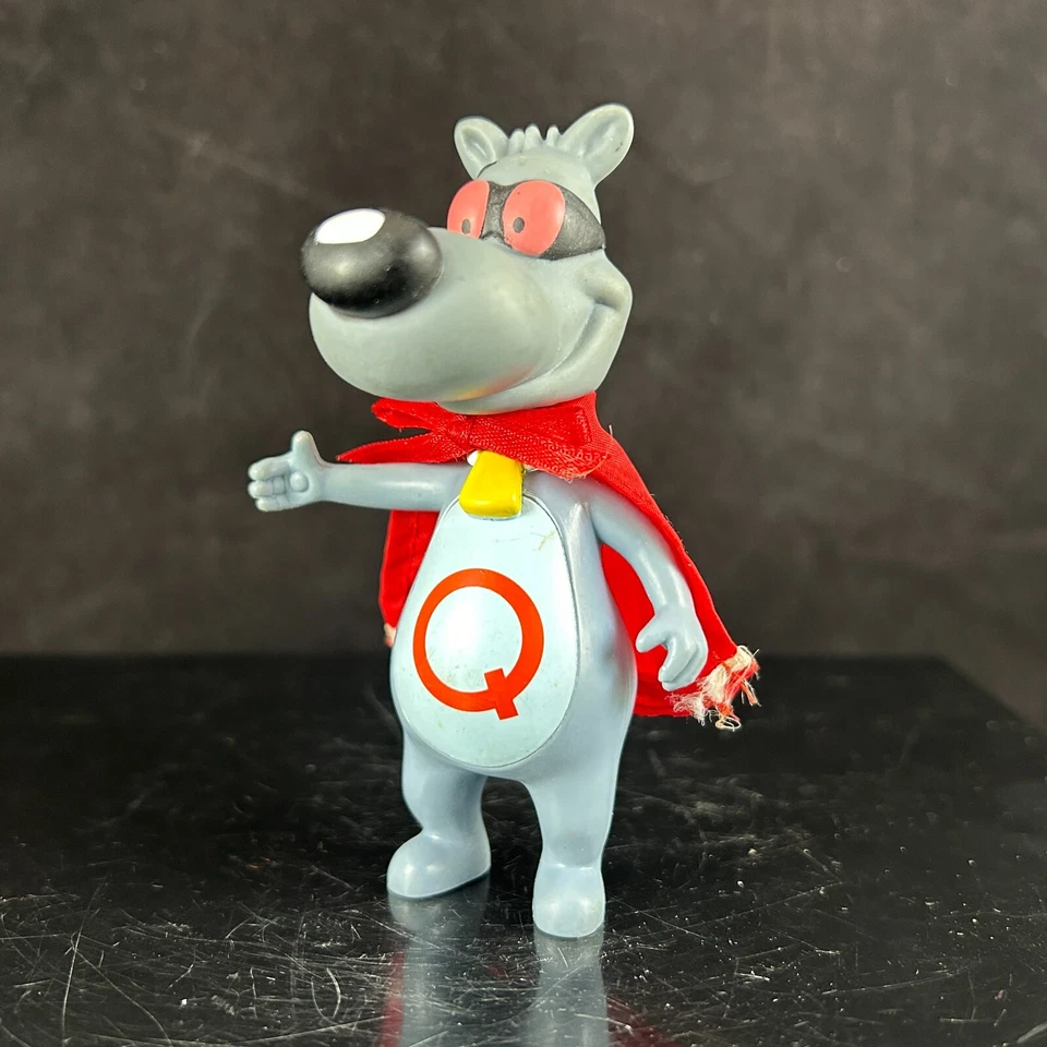 FIGURA DE ACCIÓN DE JUGUETE DE 4" CHULETA DE CERDO PERRO CODORNIZ DISNEY NICKELODEON JUMBO FOTOS RARO Foto 1 de 4