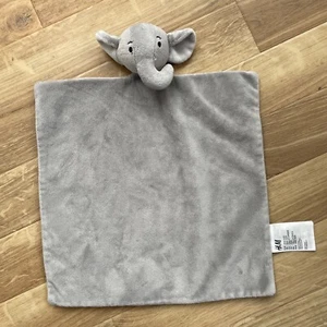 H&M Grey elephant Baby comforter Soft plush comfort toy vgc blanket blankie - Picture 1 of 7