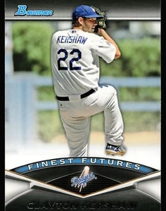2011 Bowman Finest Futures Clayton Kershaw #FF21 - Picture 1 of 2