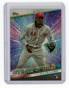 Elly De La Cruz Topps RC Rookie Lote de 4 Cartas - 2 Base 2 Insertos - Imagen 1 de 8