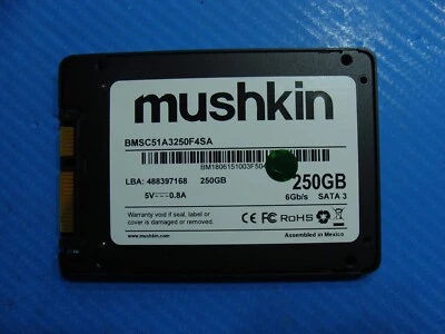 Lenovo E580 Mushkin 250GB 2.5" SATA SSD Solid State Drive BMSC51A3250F4SA - Image 1 of 2