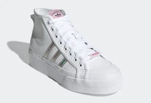 Adidas Nizza Mid Plateauschuhe Sneaker Größe Damen 6 Neu - Bild 1 von 13
