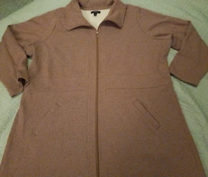 Damengröße 3 Torrid Washed Orchid durchgehender Reißverschluss Fleece gefüttert Anorak Sweatshirt - Bild 1 von 7