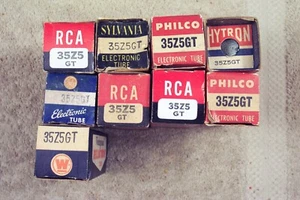 One, NEW in box, US made, 35Z5GT, RCA, Sylvania, Hytron, Philco, 9 available - Picture 1 of 1