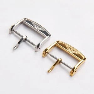 14 16 18mm Stainless Steel Pin Buckle Clasp for Longines Garland Rose Gold