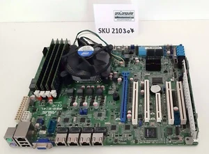 Server Mainboard / Asus / P8B-E/4L Rev 1.02 / 16 GB Ram / Xeon E3-1240 CPU - Bild 1 von 6