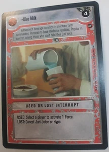 Star Wars 1996 Juego de Cartas Personalizable: A New Hope Expansion Set Blue Milk - Imagen 1 de 3