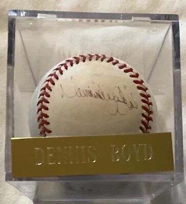 MLB Tim Raines/Dennis Boyd Signed Baseball - Image 1 of 2