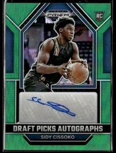 L7.653 - 2023-24 Panini Prizm Draft Picks Autographs Prizms Green #13 Sidy Cisso - Bild 1 von 2