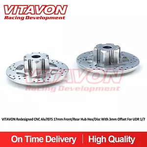 Vitavon CNC ridisegnato 17 mm mozzo esagonale/posteriore con offset 3 mm per UDR 1/7 - Foto 1 di 4