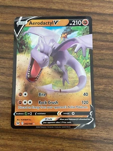 Aerodactyl V 092/196 - Ultra Rare - Lost Origin - Pokemon TCG - Picture 1 of 2