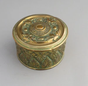 Antiguo Victoriano Adolph Frankau, Londres Bandas Elásticas Latón Caja Rd Nº 53119 - Imagen 1 de 16