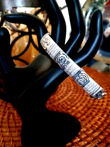 ITALIAN STERLING SILVER DIAMOND-CUT OMEGA BRACELET, MAKES A WONDERFUL GIFT. - Picture 1 of 15